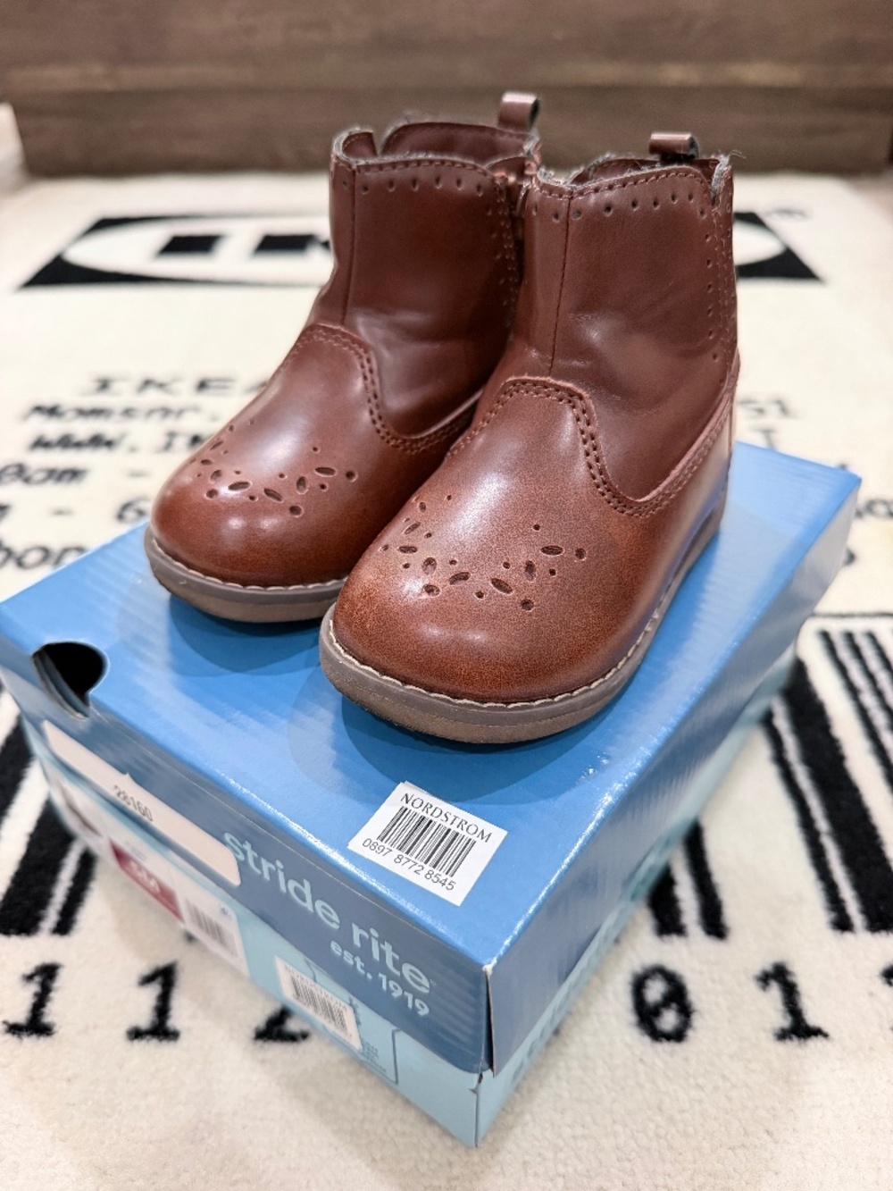 Girl's Stride Rite SR Stella Toddler Leather Boots